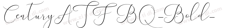 CenturyATFBQ-Bold字体转换