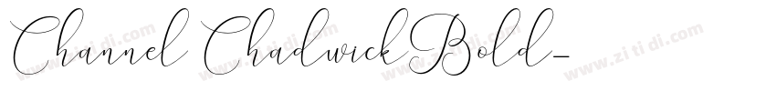 Channel4ChadwickBold字体转换