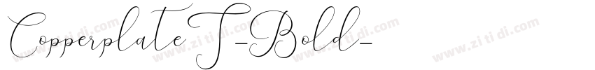CopperplateT-Bold字体转换