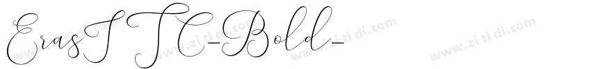 ErasITC-Bold字体转换