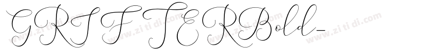 GRIFTERBold字体转换