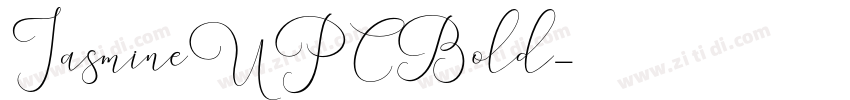 JasmineUPCBold字体转换
