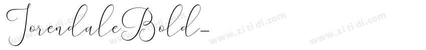 JorendaleBold字体转换