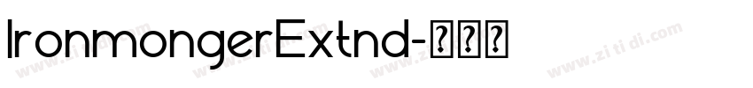 IronmongerExtnd字体转换