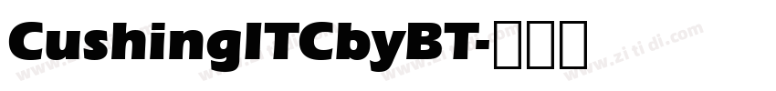 CushingITCbyBT字体转换