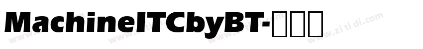MachineITCbyBT字体转换