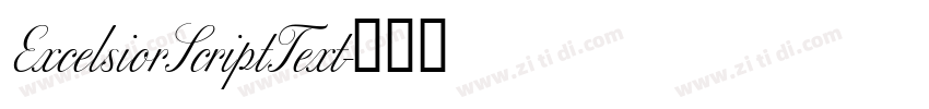 ExcelsiorScriptText字体转换