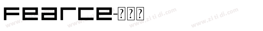Fearce字体转换