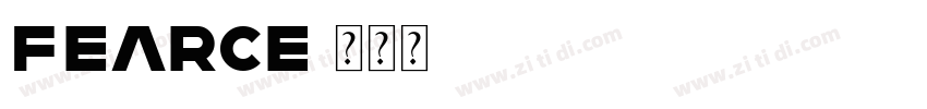 Fearce字体转换