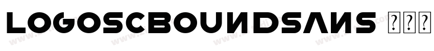 logoSCboundsans字体转换