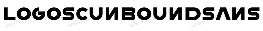 logoSCunboundsans字体转换