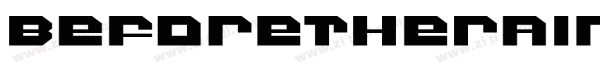 BeforetheRain字体转换