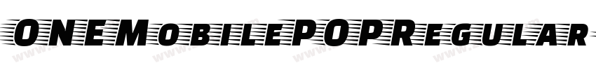 ONEMobilePOPRegular字体转换