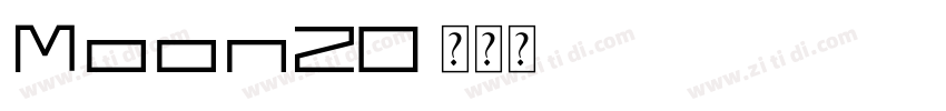 Moon20字体转换