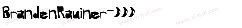 BrandenRauiner字体转换