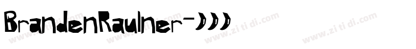 BrandenRaulner字体转换