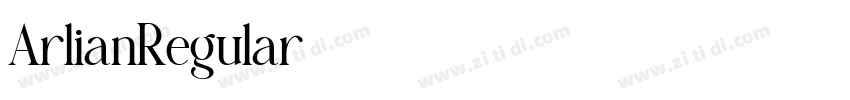 ArlianRegular字体转换 ArlianRegular字体转换