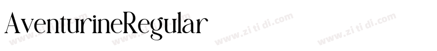 AventurineRegular字体转换 AventurineRegular字体转换