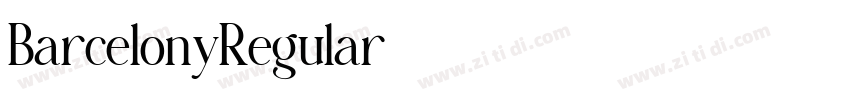 BarcelonyRegular字体转换