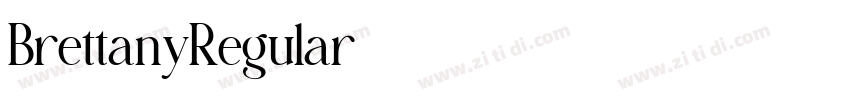 BrettanyRegular字体转换 BrettanyRegular字体转换