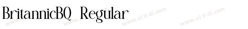 BritannicBQ-Regular字体转换
