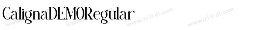 CalignaDEMORegular字体转换