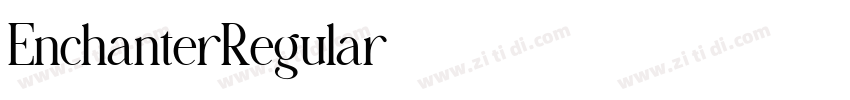 EnchanterRegular字体转换