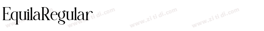 EquilaRegular字体转换 EquilaRegular字体转换