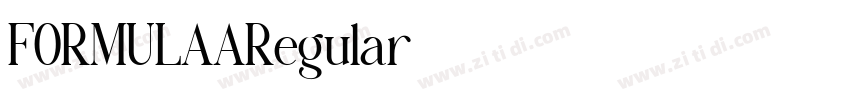 FORMULAARegular字体转换 FORMULAARegular字体转换