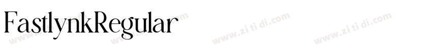 FastlynkRegular字体转换 FastlynkRegular字体转换