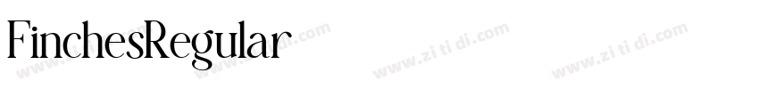 FinchesRegular◆字体转换