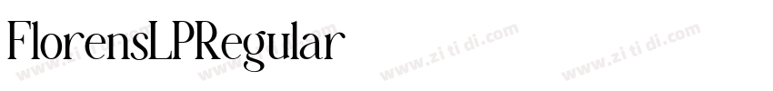 FlorensLPRegular字体转换 FlorensLPRegular字体转换