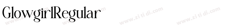 GlowgirlRegular字体转换 GlowgirlRegular字体转换