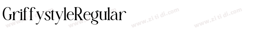 GriffystyleRegular字体转换