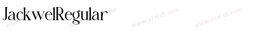 JackwelRegular字体转换 JackwelRegular字体转换