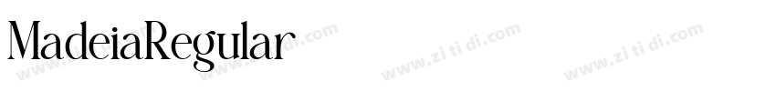 MadeiaRegular字体转换