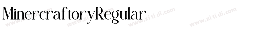 MinercraftoryRegular字体转换