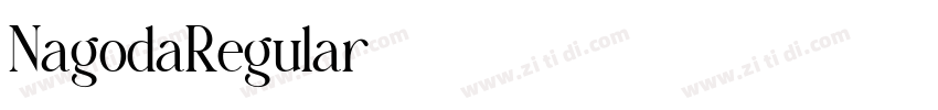 NagodaRegular字体转换