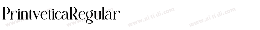 PrintveticaRegular字体转换 PrintveticaRegular字体转换