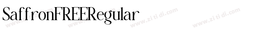 SaffronFREERegular字体转换 SaffronFREERegular字体转换