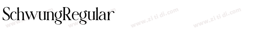 SchwungRegular字体转换