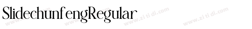 SlidechunfengRegular字体转换 SlidechunfengRegular字体转换