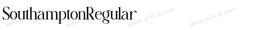 SouthamptonRegular字体转换