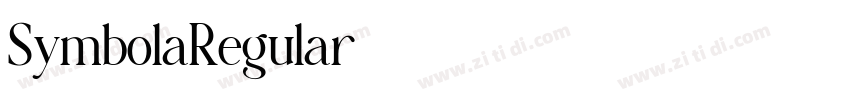 SymbolaRegular字体转换 SymbolaRegular字体转换