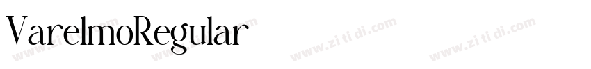 VarelmoRegular字体转换 VarelmoRegular字体转换