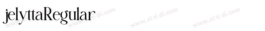 jelyttaRegular字体转换 jelyttaRegular字体转换