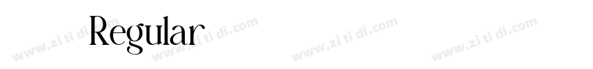 时尚粗黑Regular字体转换
