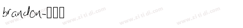 brandon字体转换