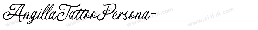 AngillaTattooPersona字体转换