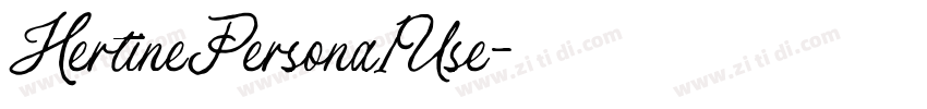 HertinePersona1Use字体转换